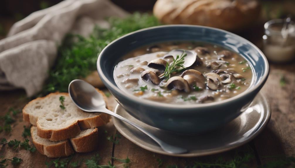 healthy mushroom barley soup