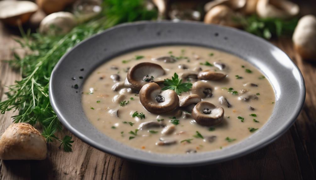 healthy mushroom barley soup