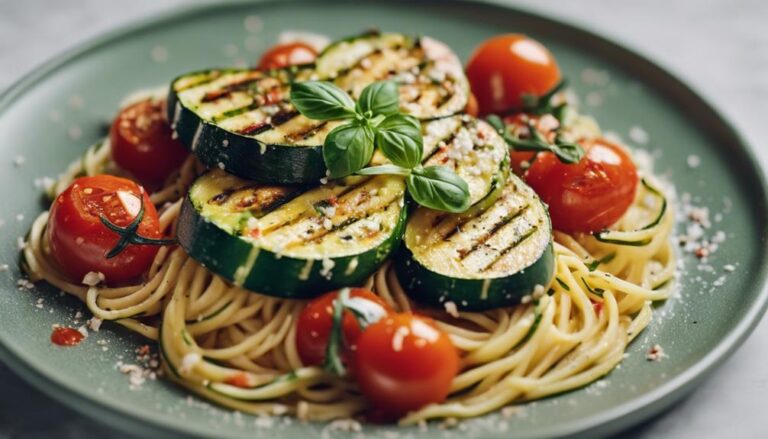 Sous Vide Grilled Zucchini and Tomato Pasta: A Light TB12 Dinner