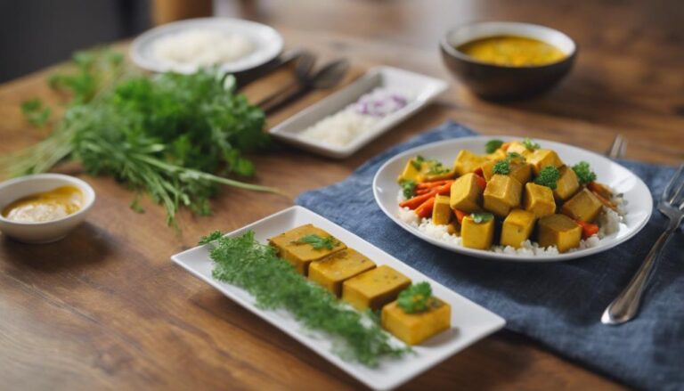 Eco-Atkins Dinner: Sous Vide Tofu and Veggie Curry