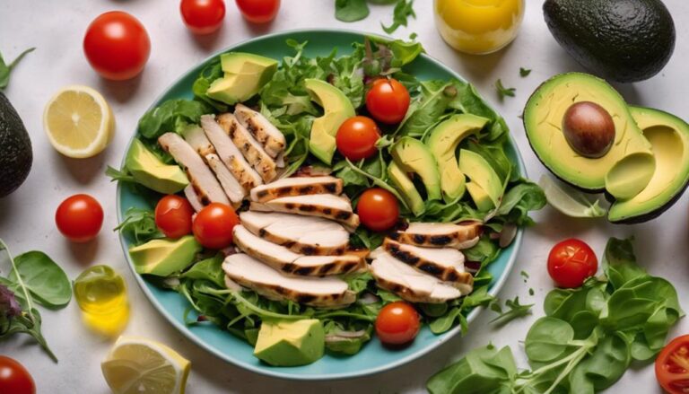 Salad Sous Vide Mixed Greens With Avocado for the 1200 Calories a Day Diet