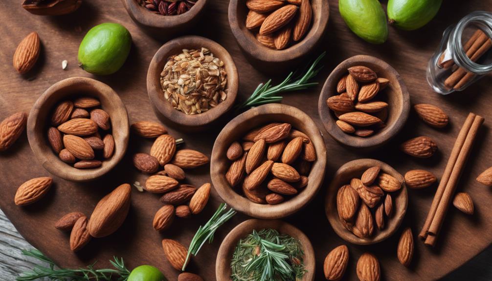 healthy snacking with almonds