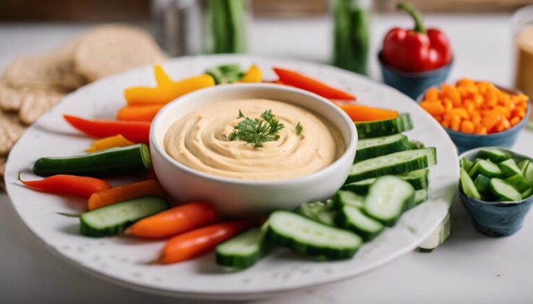 Snack Sous Vide Veggie Sticks With Hummus for the 17 Day Diet