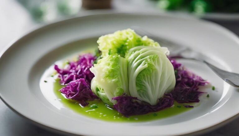 Sous Vide Cabbage and Green Detox Blend for the Cabbage Soup Diet