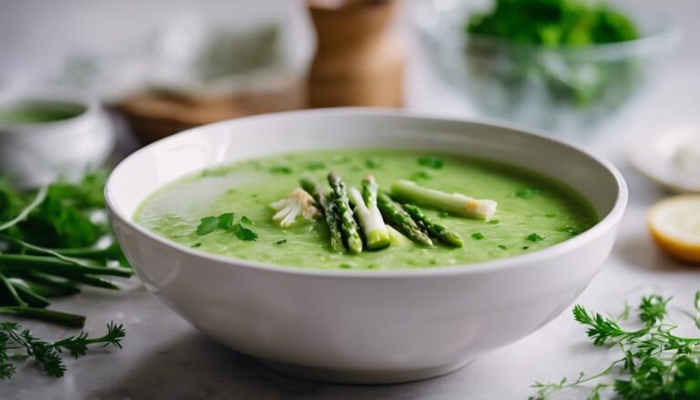 Sous Vide Cabbage and Asparagus Light Lunch Soup for the Cabbage Soup Diet