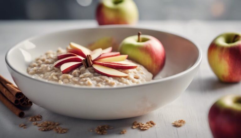 Breakfast Sous Vide Apple Cinnamon Oatmeal for the 1200 Calories a Day Diet