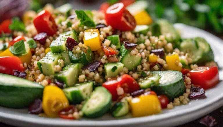 Sous Vide Quinoa Salad With Fresh Veggies: a Perfect Daniel Fast Lunch