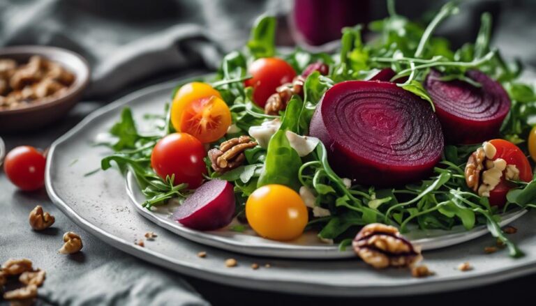 Salad Sous Vide Beet and Arugula Salad for the 1200 Calories a Day Diet