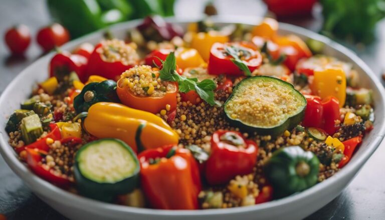 Salad Sous Vide Roasted Veggie and Quinoa Salad for the Noom Diet