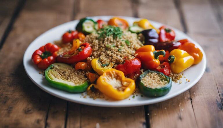 Salad Sous Vide Roasted Veggie and Quinoa Salad for Endomorphs