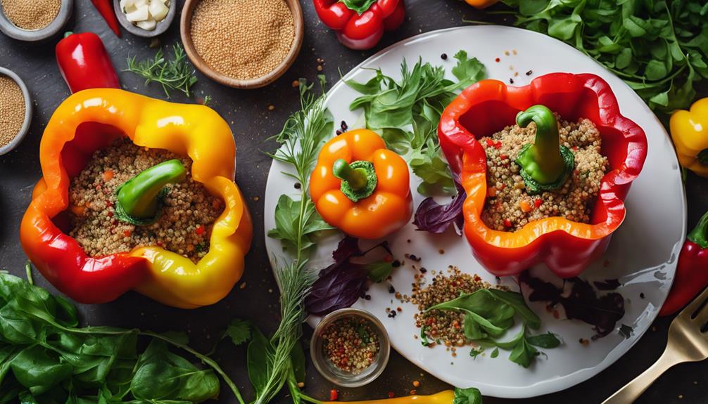 healthy stuffed bell peppers