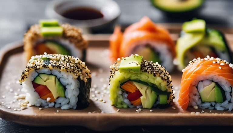 Lunch Sous Vide Cauliflower Rice Sushi Rolls for the Nourish and Glow Diet