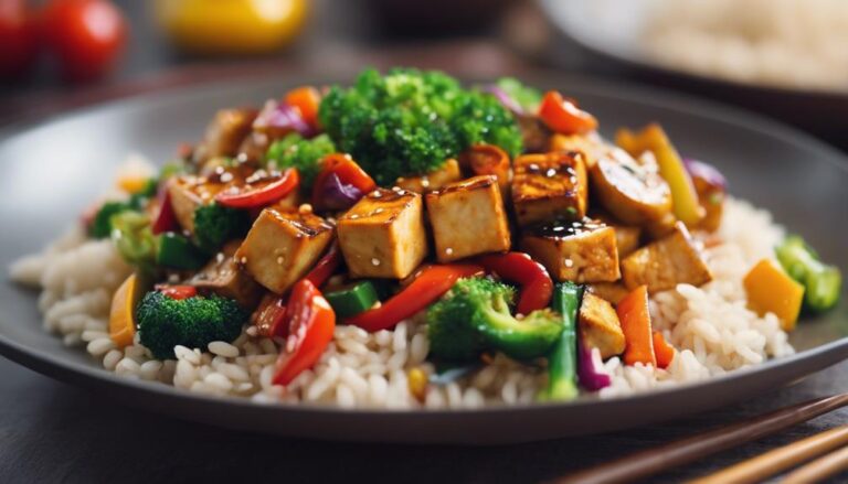 Lunch Sous Vide Spicy Tofu Stir-Fry With Brown Rice for the Best Life Diet