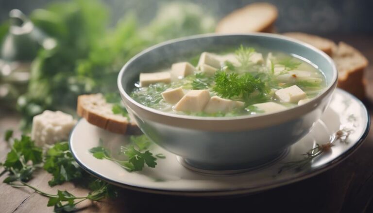 Sous Vide Cabbage and Tofu Filling Dinner Soup for the Cabbage Soup Diet