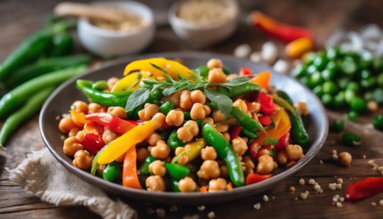 Eco-Atkins Lunch Special: Sous Vide Chickpea and Vegetable Stir-Fry