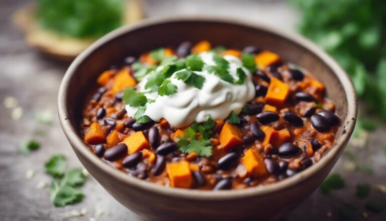 Sous Vide Sweet Potato and Black Bean Chili: A Hearty TB12 Lunch