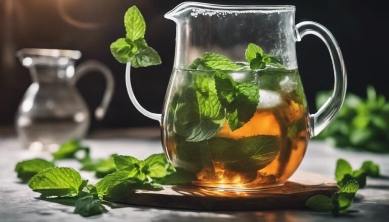 Drink Sous Vide Herbal Infusion With Mint for the Myplate Diet