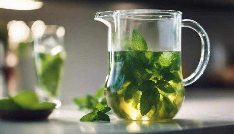 Drink Sous Vide Herbal Infusion With Mint for the Nourish and Glow Diet