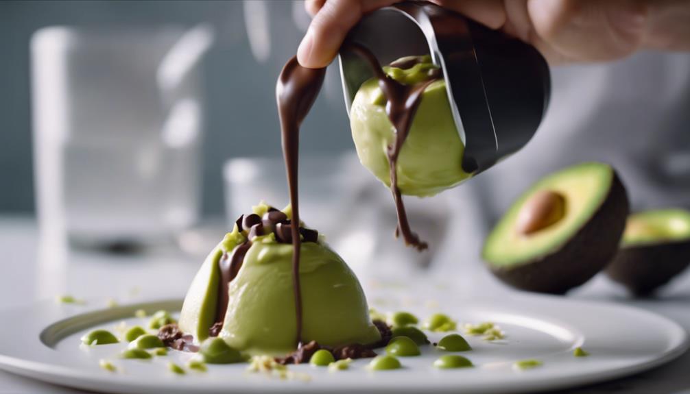 history of avocado dessert