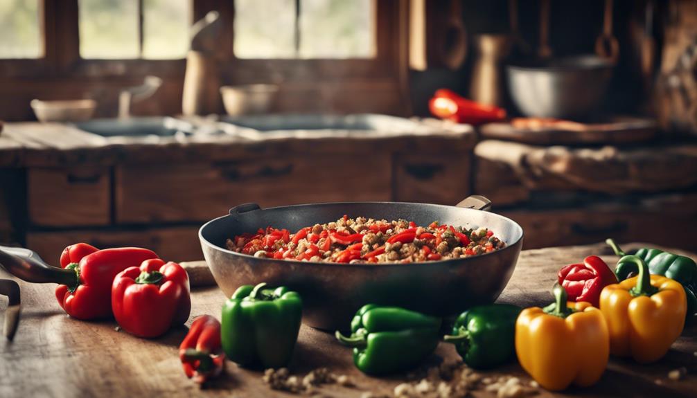 history of stuffed peppers