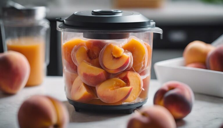 Sous Vide Peach Purees for a Baby Food Diet Snack