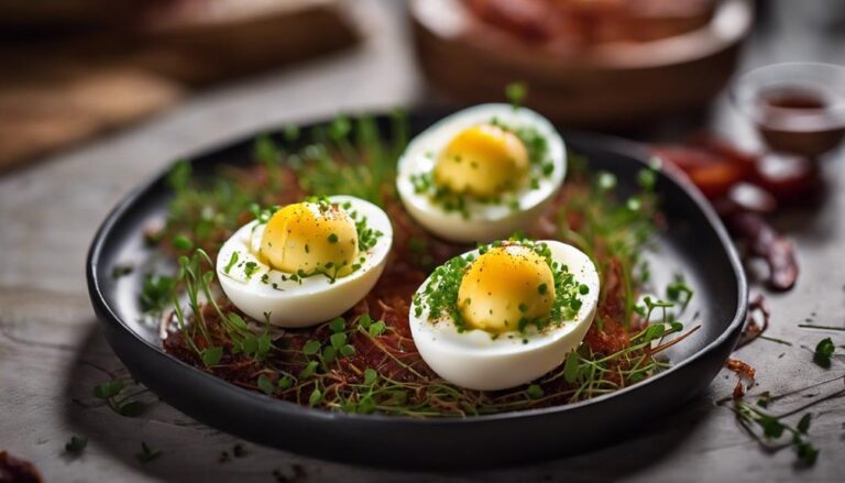 Lazy Keto Snack Sous Vide Deviled Eggs