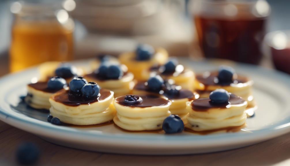 low calorie breakfast pancake bites