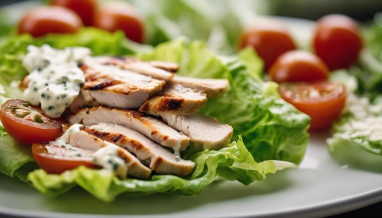 Salad Sous Vide Grilled Chicken Caesar Salad for the 1200 Calories a Day Diet