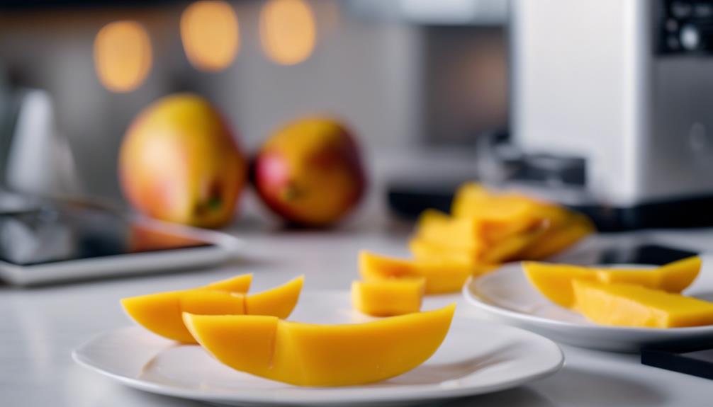 low calorie flavorful mango dessert