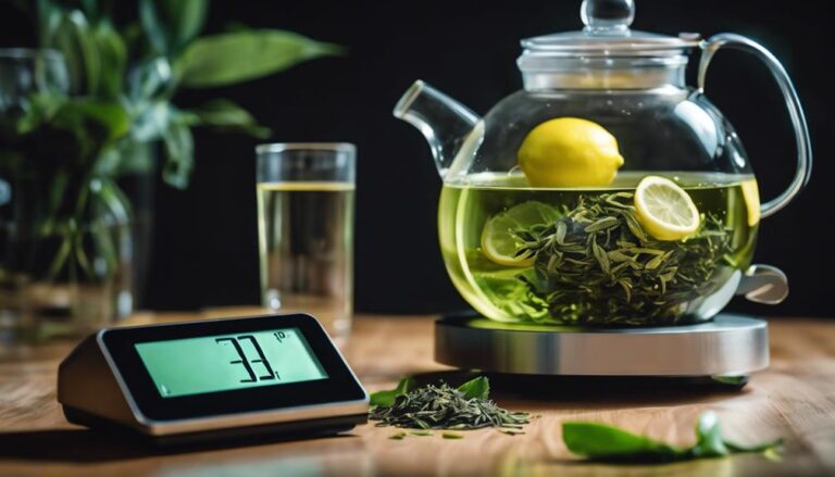 Drink Sous Vide Green Tea With Lemon for the 1200 Calories a Day Diet