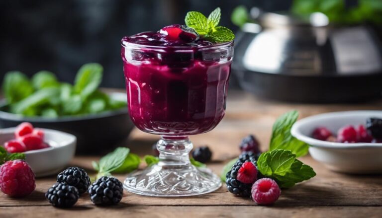 Dessert Sous Vide Berry Compote With Greek Yogurt for the 1200 Calories a Day Diet