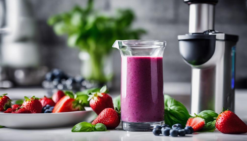 low calorie sous vide smoothie