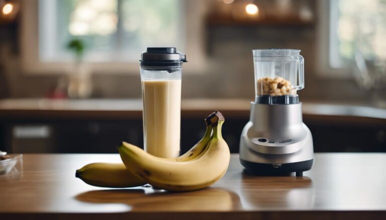 Breakfast Sous Vide Banana and Walnut Smoothie for the 1200 Calories a Day Diet