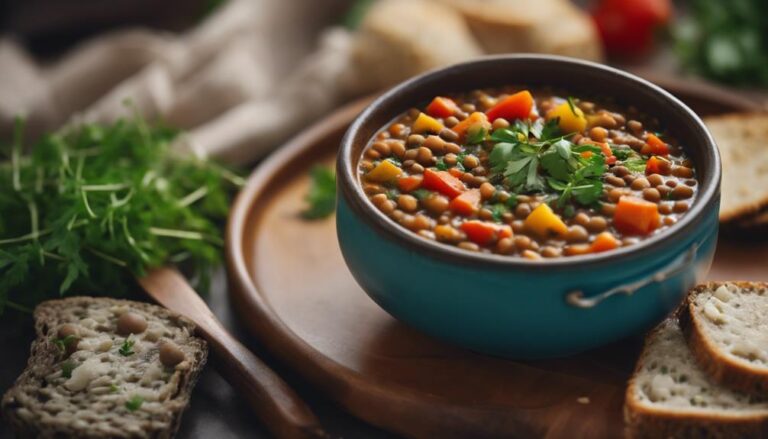 Special Sous Vide Spicy Lentil and Vegetable Stew for the 1200 Calories a Day Diet