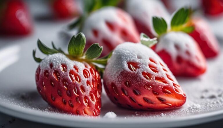 Sous Vide Strawberry Slices for a Five Bite Diet Dessert