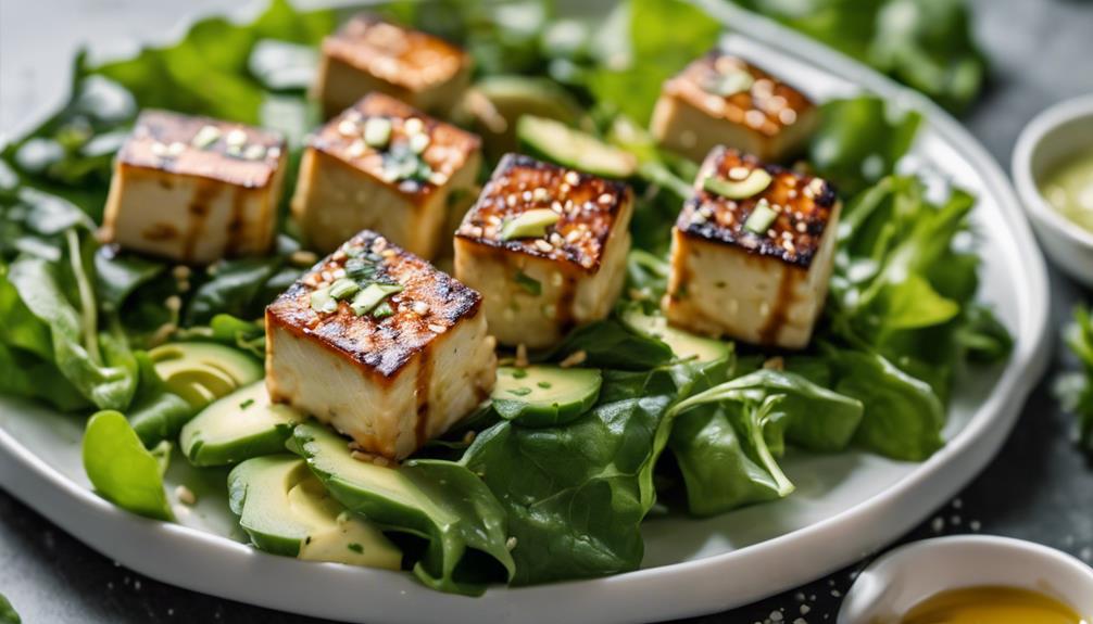 low calorie tofu lunch option