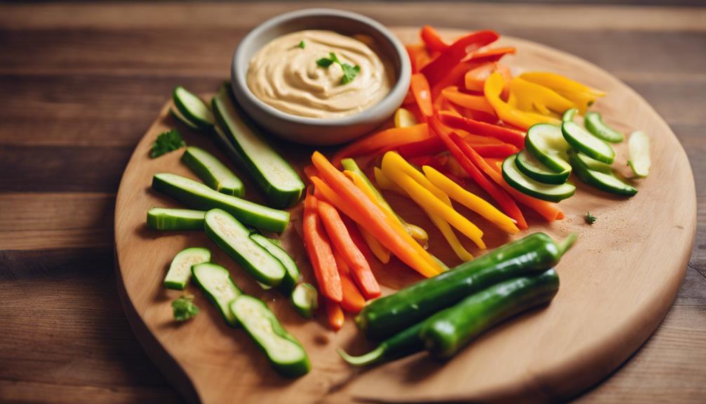 low calorie veggie snack option