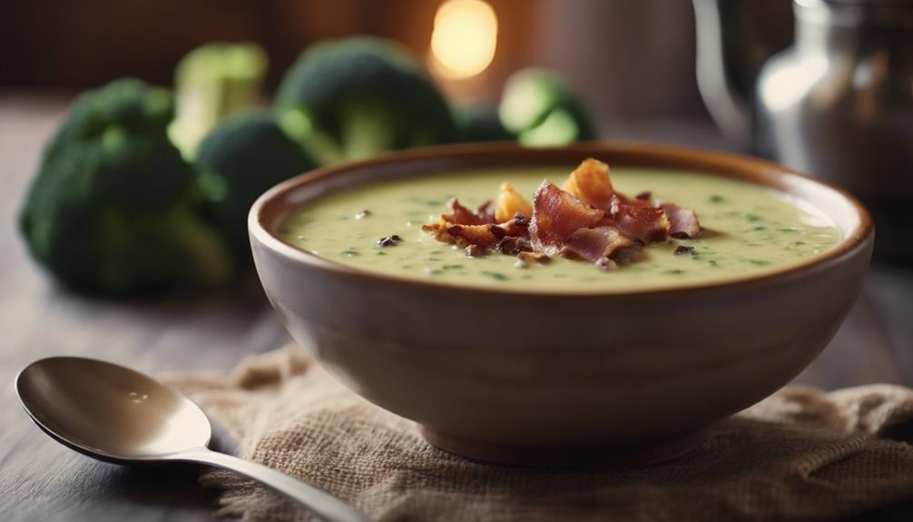 low carb broccoli cheddar soup