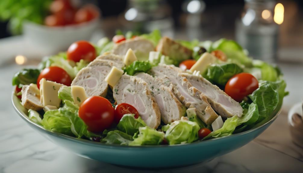 low carb caesar salad