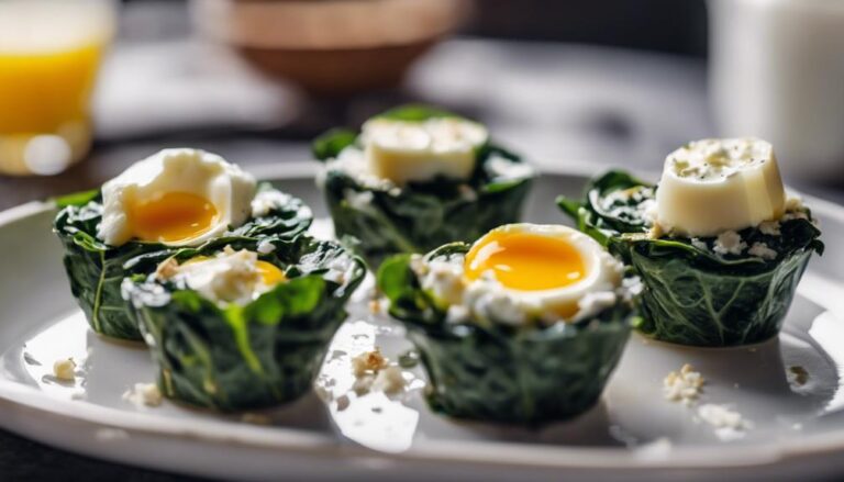 Keto 2.0 Breakfast Sous Vide Spinach and Feta Egg Cups