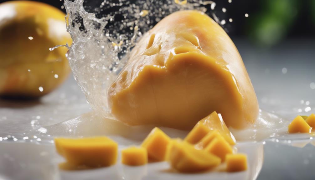 mango sorbet sous vide