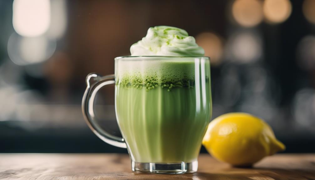 matcha latte preparation steps