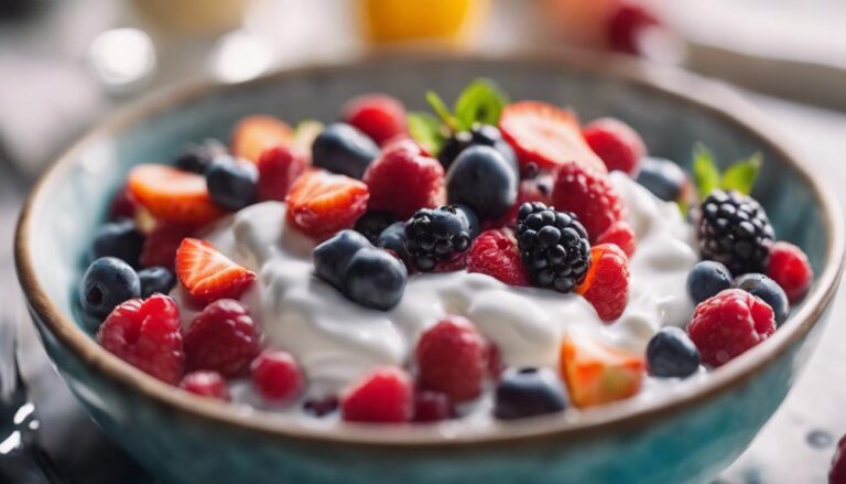 Breakfast Sous Vide Greek Yogurt With Fresh Berries for Mesomorphs