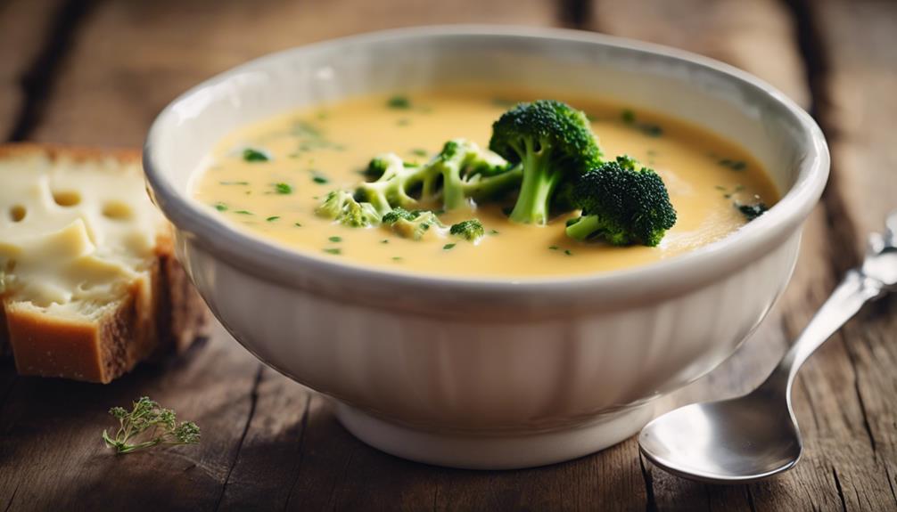 nourishing lunch with broccoli