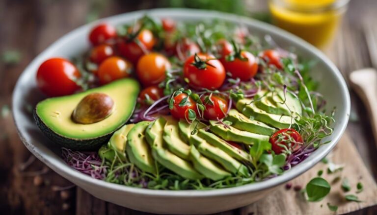 Breakfast Sous Vide Avocado and Tomato Bowl for the Nourish and Glow Diet