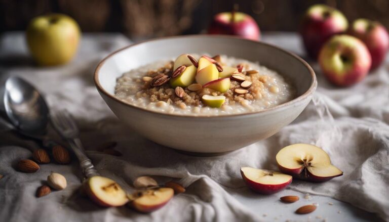 Breakfast Sous Vide Spiced Apple and Quinoa Porridge for the Nourish and Glow Diet