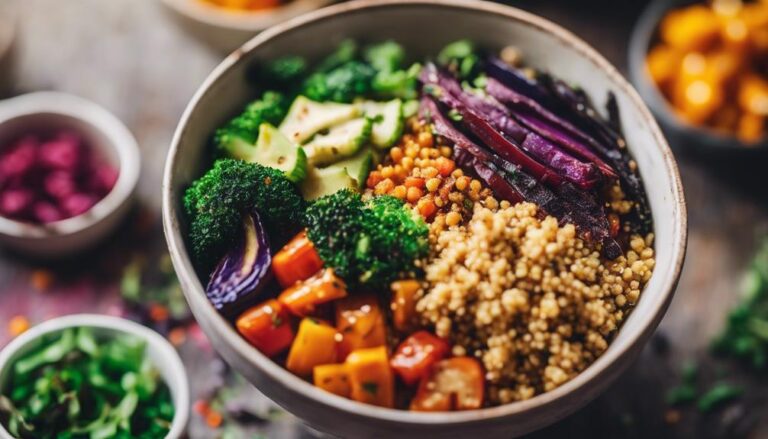 Lunch Sous Vide Quinoa and Roasted Veggie Bowl for Mesomorphs