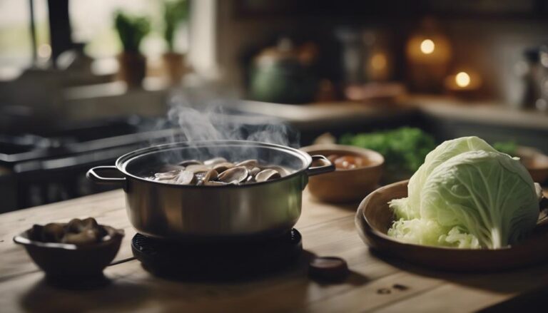 Sous Vide Cabbage and Mushroom Snack Soup for the Cabbage Soup Diet