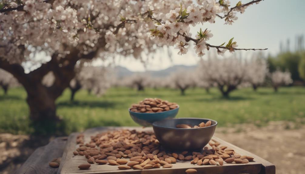 origins of almond tree