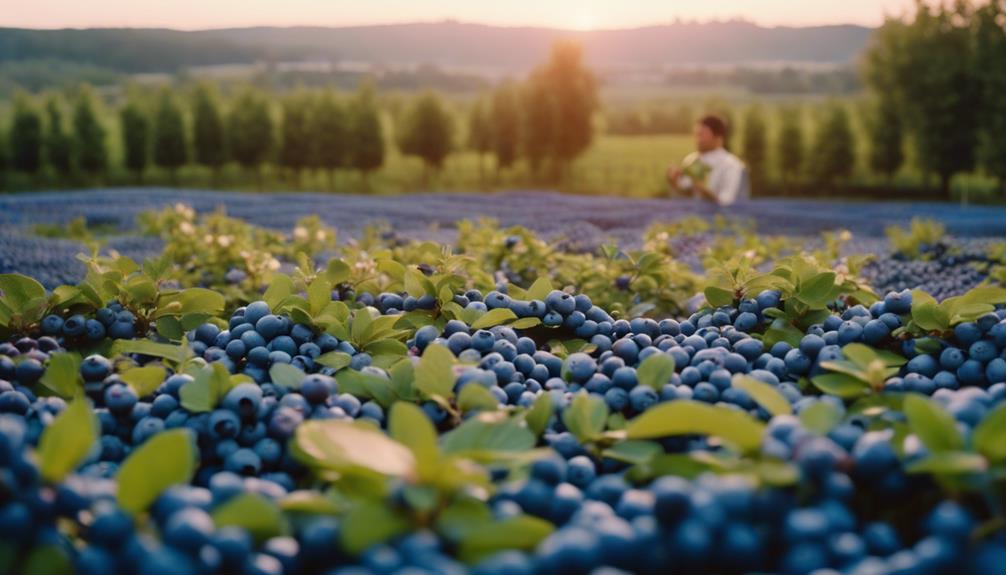 origins of blueberry farming